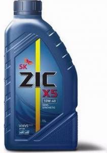 ZIC X5 10w40  1л полусинтетика, масло моторное, замена ZIC A
